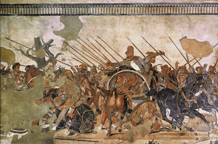 Battle of Issus Mosaic - 100 BCE