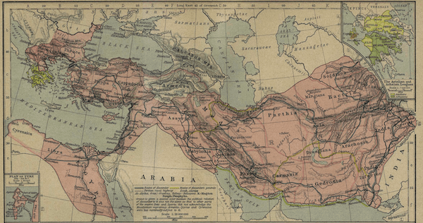 Wars of the Diadochi - Alexanders Empire Map (336-323 BCE)