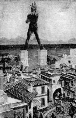 Ancient History - Colossus of Rhodes 1911